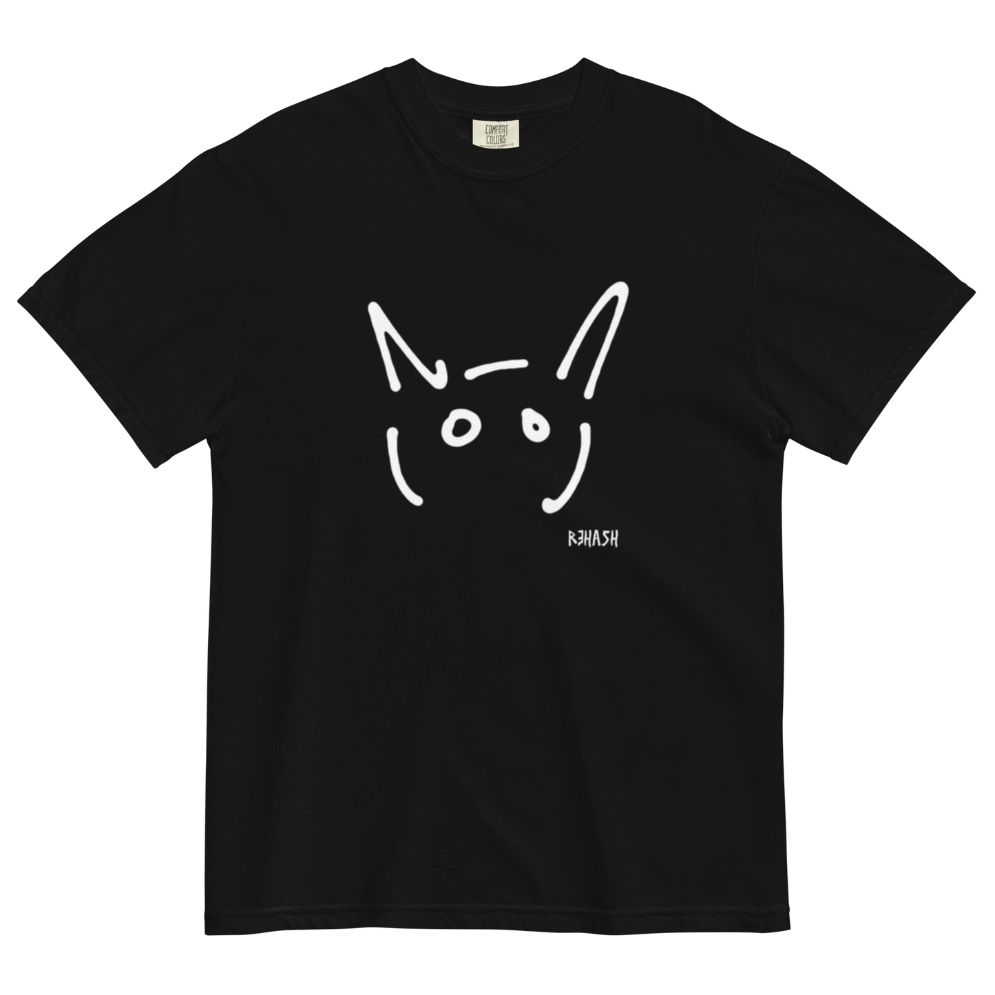 Cat Shirt Rehash (Black)