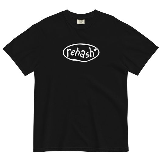 "rehash" shirt (Black)