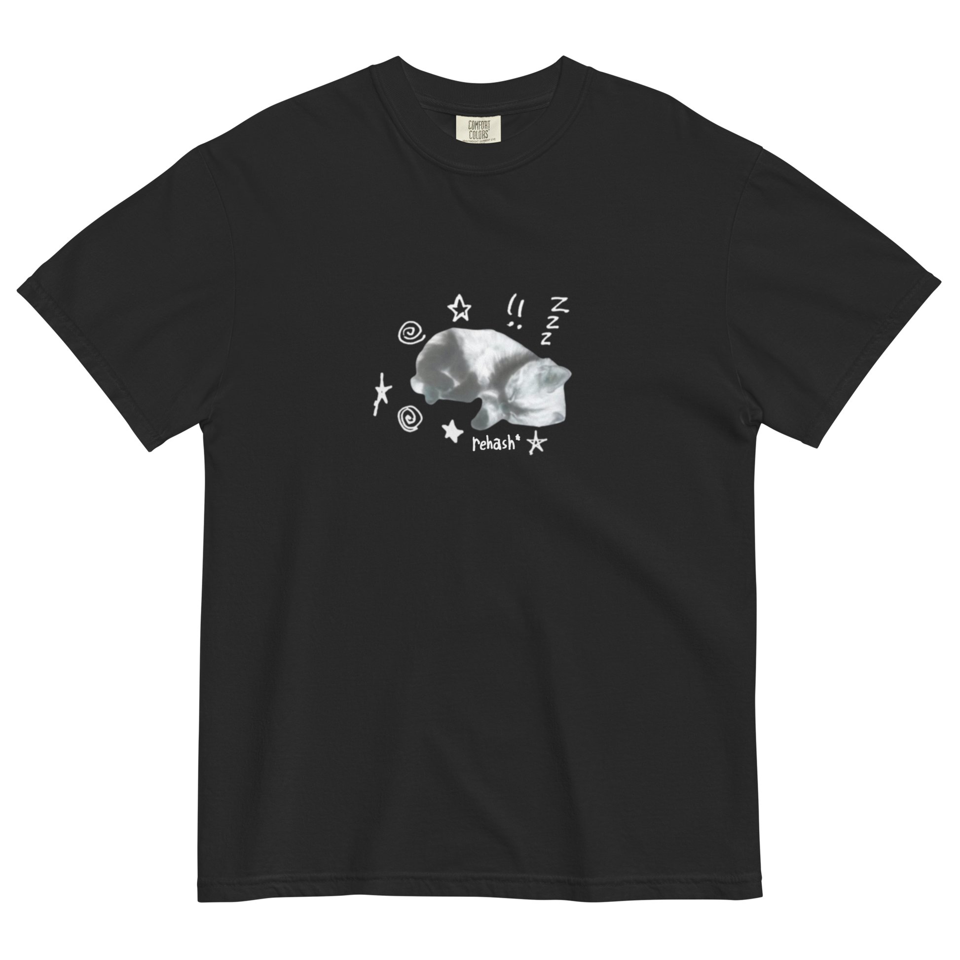 Eepy Cat Shirt (Black) – Rehash Shop